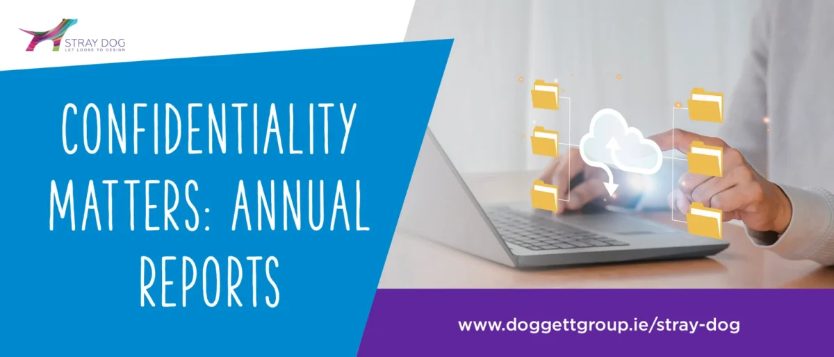 Designer working securely on a confidential annual report.