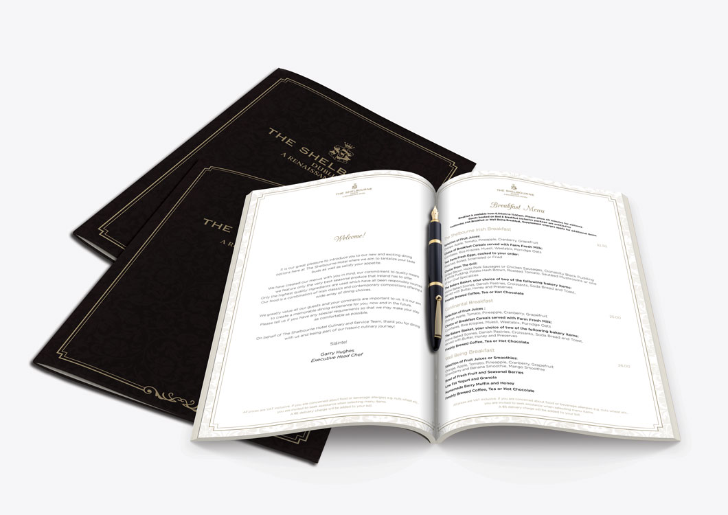 Interior of book print project